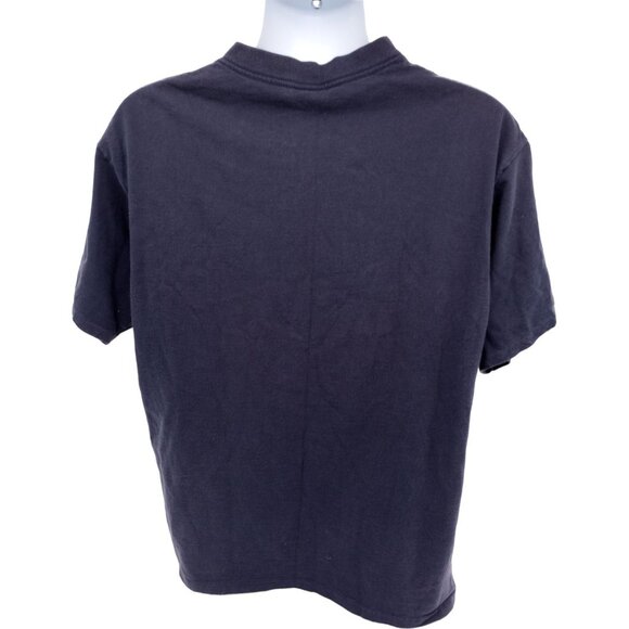 Nutmeg Dallas Cowboy TShirt Navy Large NFL Football Locker 90s Single Stitch Vtg - Picture 5 of 12